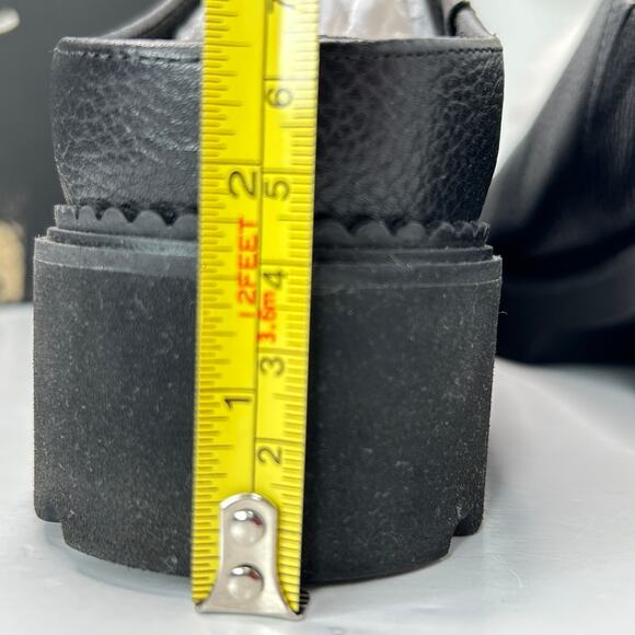 Vionic Fairfax Vegan Leather Mule Slip On Black J0793L1001 Women's 6.5M Tried On - Picture 8 of 11